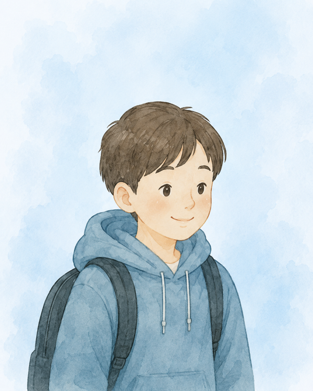 我是學生插圖